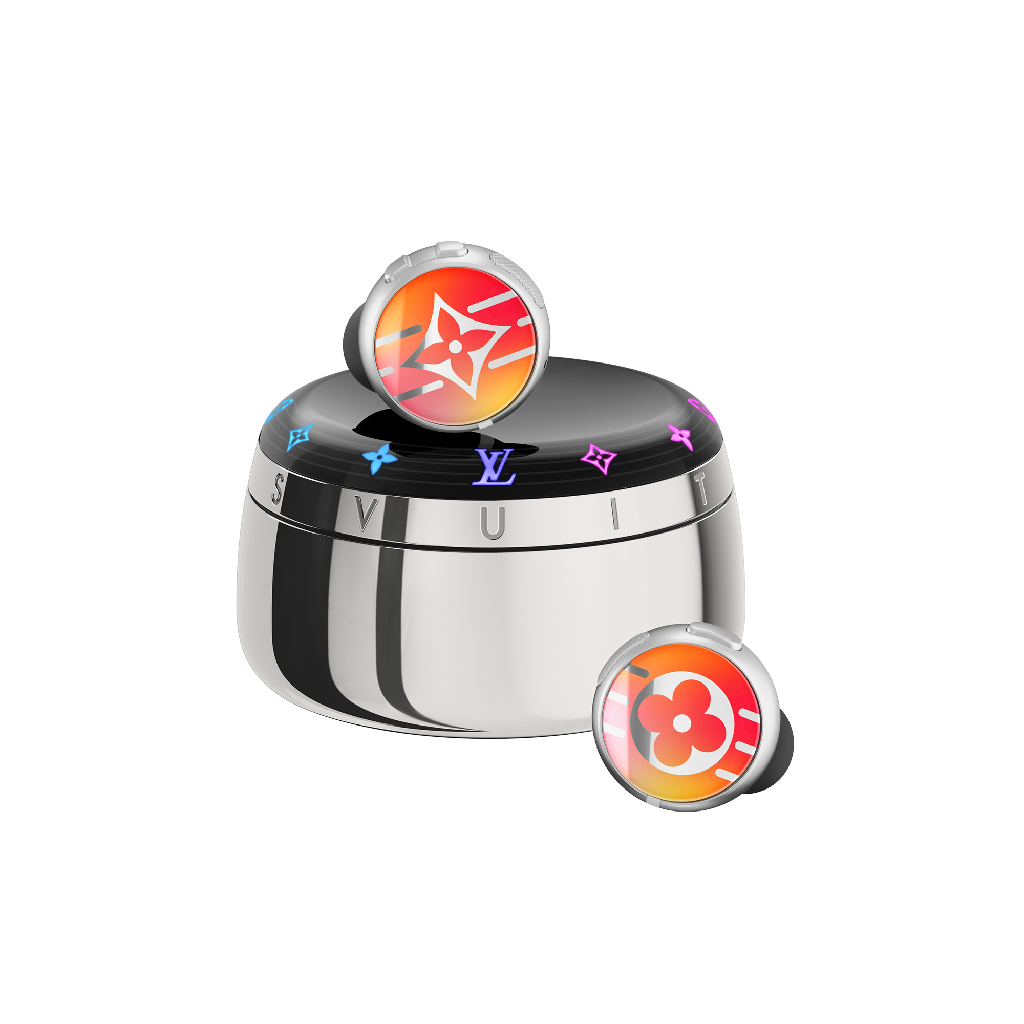 Louis Vuitton Horizon Light Up Earphones - Red-to-Orange Gradient